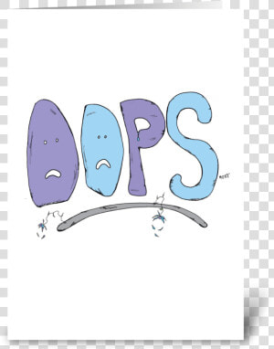 Oops Greeting Card  HD Png Download