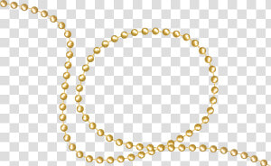 Gold Mardi Gras Beads Png  Transparent Png