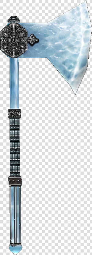 Ice Axe Png Pic   Fantasy Ice Axe Hammer  Transparent Png