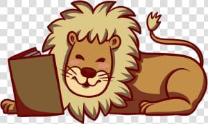 Free Book Clipart  Transparent Book Images And Book   Lion Reading A Book Clipart  HD Png Download