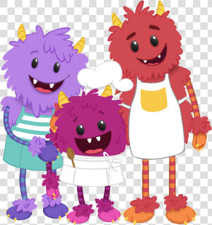 Nomster Family Nomste Rchef   Cartoon  HD Png Download