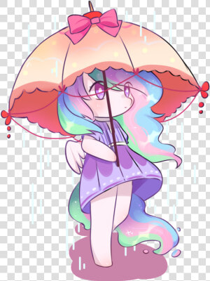 Alicorn Artist Nitrogenowo   Chibi Umbrella  HD Png Download