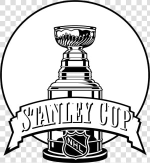 Stanley Cup 2001 Logo Black And White   Svg Stanley Cup Vector  HD Png Download