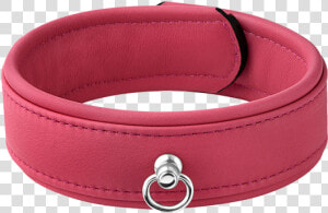 Pink Leather Collar   Transparent Collar  HD Png Download