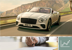 Evaluate Your Trade   White Bentley Continental Gt Convertible  HD Png Download