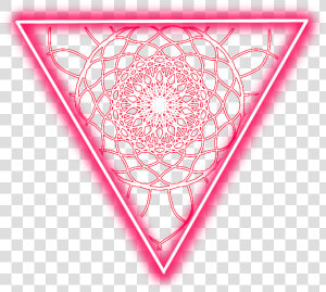  neon  triangle  freetoedit  geometric  trigon  frame   Triangle  HD Png Download