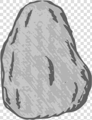 Stone  Rock  Grey  Sketch  Hand Drawn Sketch   Large Rock Clipart  HD Png Download