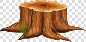 Tree Stump Cartoon Illustration   Cartoon Tree Trunk Png  Transparent Png