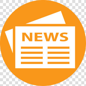 Newspaper Icon Orange  HD Png Download