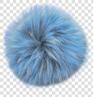 Fur Clothing   Blue Pom Pom Png  Transparent Png