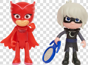 Pj Masks Light up Figure Pack  Owlette    Large   Owlette And Luna Girl  HD Png Download