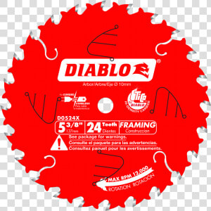 Diablo™ Blades 5 3 8 In   Diablo 165mm Saw Blade  HD Png Download