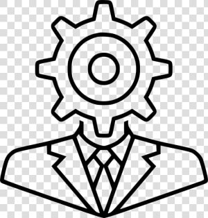 Marketing Seo Consultant   Black And White Cog  HD Png Download