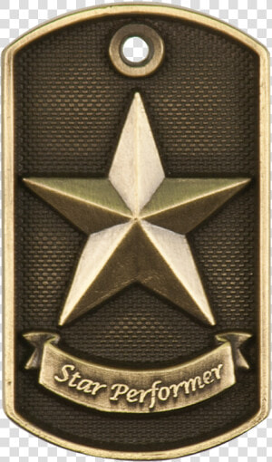 Star Performer 3d Dog Tag   Star Performers Nasa Badge  HD Png Download