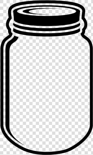 Mason Jar Clipart No Background Mason Jar Clipart No   Mason Jar Clipart Black And White  HD Png Download