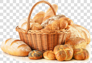 Transparent Bread Basket Clipart   Basket Of Bread Png  Png Download