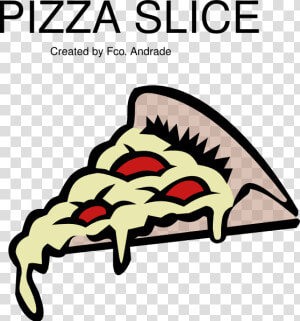 Free Vector Pepperoni Pizza Slice Clip Art   Pizza Cartoon Transparent Background  HD Png Download