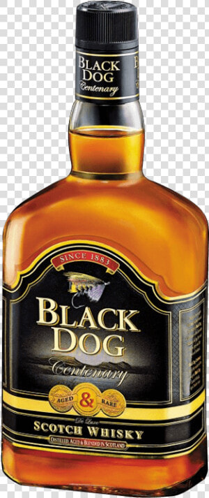 Black Dog Scotch Whisky   Black Dog Bottle Png  Transparent Png