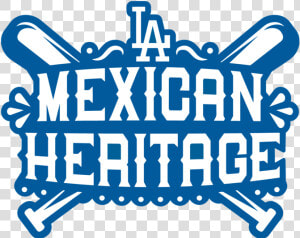 Dodgers Mexican Heritage Logo Positive Version   Los Angeles Dodgers  HD Png Download