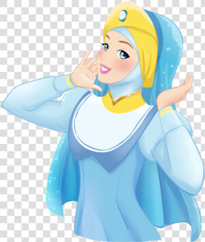 Png Library Stock Hijab Vector Kids   Disney Princess In Hijab  Transparent Png