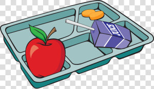 Collection Of School   School Lunch Tray Clipart  HD Png Download