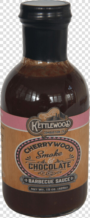 Kettlewood Cherrywood Smoke  amp  Chocolate Bbq Sauce 425g   Glass Bottle  HD Png Download