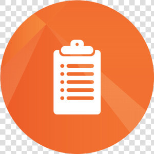 10 step Process Icon Orange   Circle  HD Png Download