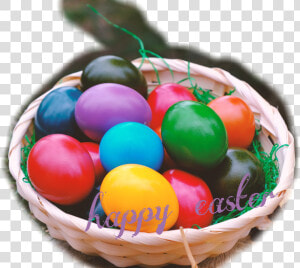  easter  egg  basket  happyeaster  happy  nice   Easter  HD Png Download