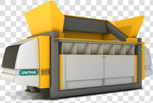 Static Waste Shredder Rdf Srf   Untha Xr Shredder  HD Png Download