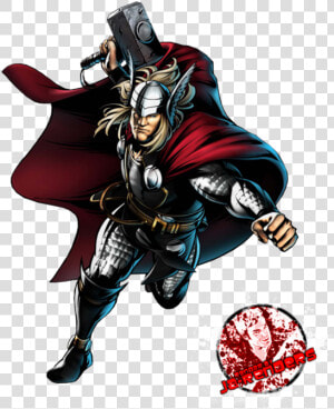 Thor Vector Png Black And White Download   Ultimate Marvel Vs Capcom 3 Thor  Transparent Png