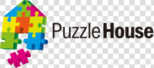 Cropped Puzzle House Logo   Toy House Logo  HD Png Download