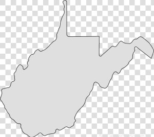 West Virginia State Map Outline  HD Png Download