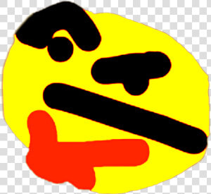  emoji  hmm  b  deepfry  deepfried  deepfriedmemes  HD Png Download