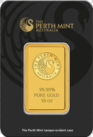 Perth Mint 10 Oz Gold Bar  HD Png Download