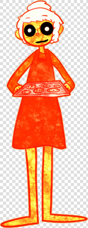 Cookie Clicker Clothing Orange Dress Art Fictional  HD Png Download