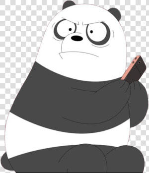 Panda Escandalosos Webarebears Freetoedit   We Bare Bears Panda Png  Transparent Png