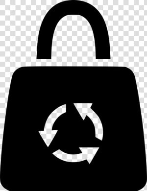 Shopping Bag Recycle   Shopping Bag Recycle Icon  HD Png Download