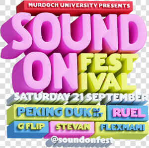 Soundon Festival   Sound On Festival 2019 Perth  HD Png Download