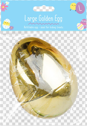 Large Golden Refillable Easter Egg   Easter Foam Carrot  HD Png Download