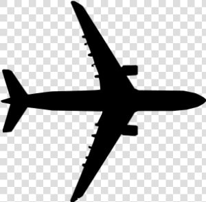 Airplane Top View Svg Clip Arts   Plane Clip Art  HD Png Download