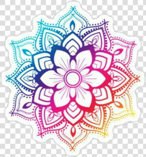 Tumblr Mandala Png   Sticker Tumblr Mandalas  Transparent Png