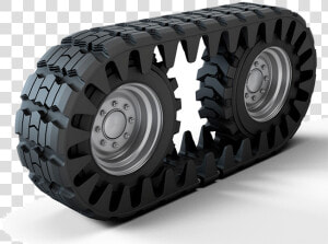 Over The Tire Tracks Ott   Industrial Tire  HD Png Download