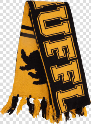 Hufflepuff Reversible Knit Scarf   Hufflepuff Yellow Harry Potter Png  Transparent Png