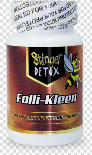 Stinger Folli kleen Hair Cleanser   Grape  HD Png Download