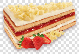 Transparent Strawberry Cake Png   Strawberry Shortcake Slice Png  Png Download