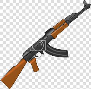 Ak 47 Assault Rifle   Transparent Cartoons   Century Arms Vska 7 62 X39  HD Png Download