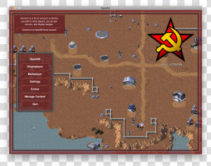 Red Alert Main Menu   Juegos Con Editor De Mapas  HD Png Download