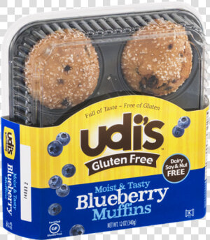 Udi  39 s Gluten Free Blueberry Muffins  HD Png Download