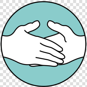 Helping Hands Circle   Helping Hands Cartoon  HD Png Download