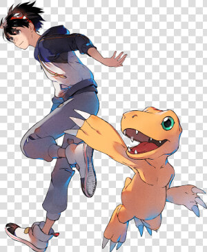 Digimon Survive Main Character  HD Png Download